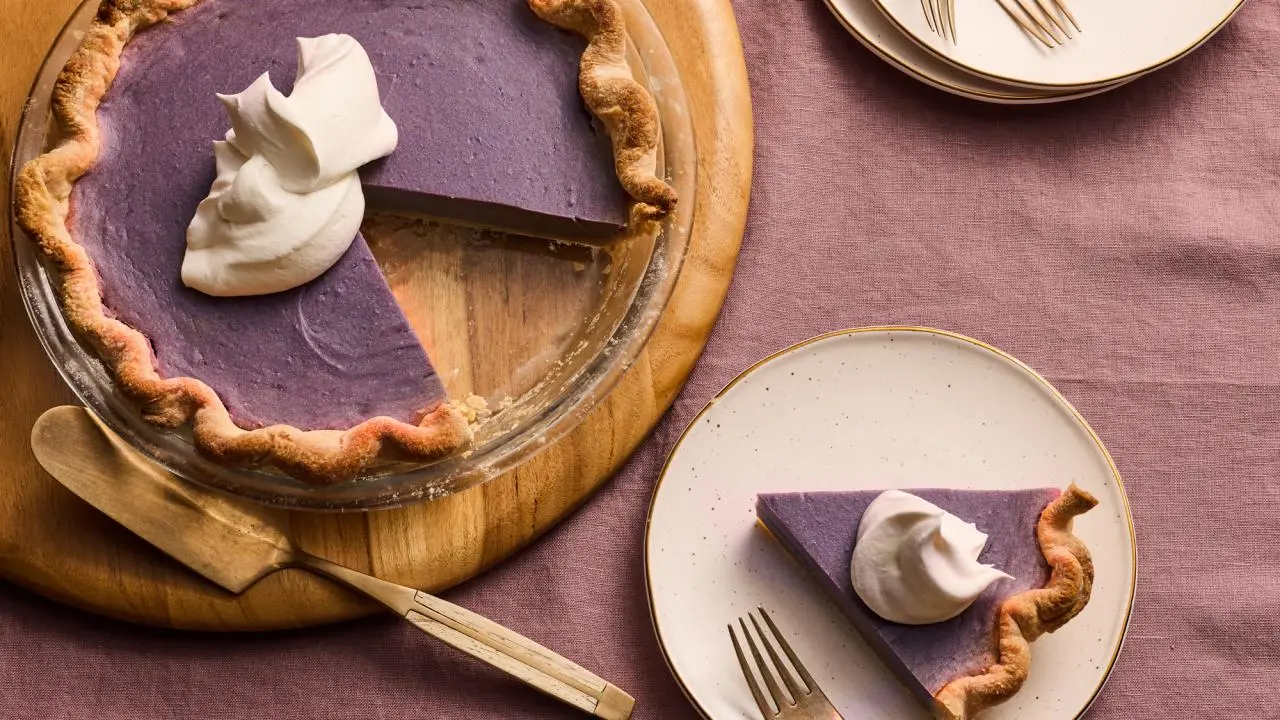 Purple Sweet Potato Pie