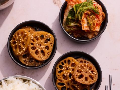 Yeongeun Jorim (Sweet Soy-Braised Lotus Root)