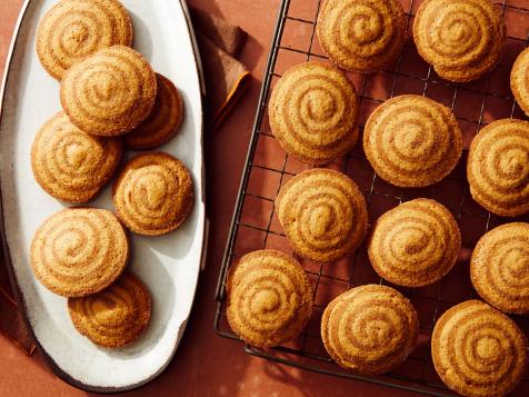 Pumpkin Gingerbread Swirls