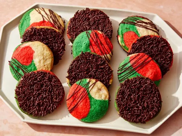 Slice-and-Stuff Italian Rainbow Cookies Recipe - Food Network