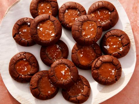 Caramel Candy Puddle Cookies