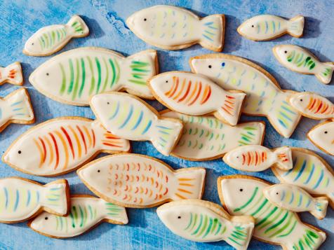 Painted Fish Cookies