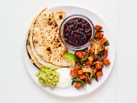 Sweet Potato-Mushroom Fajitas