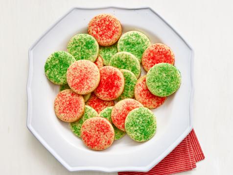 Sugar Cookies with Sanding Sugar
