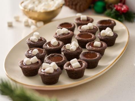 Mini Hot Cocoa Cookie Cups