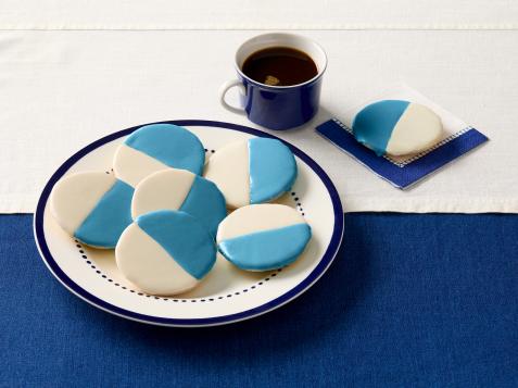 Blue and White Cookies