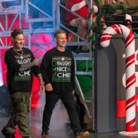 Contestants Michael Voltaggio and Bryan Voltaggio, as seen on Tournament of Champions Holiday, Season 1.