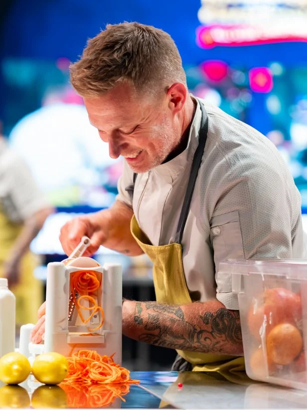 Contestant Bryan Voltaggio, as seen on Tournament of Champions Holiday, Season 1.