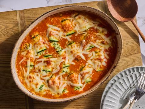 Cottage Cheese Zucchini Rollatini