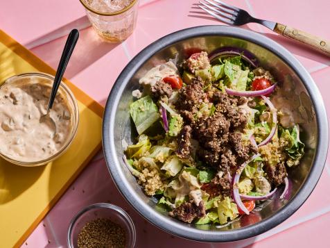High-Fiber Loaded Burger Quinoa Salad