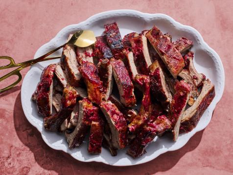 Slow-Cooker Cranberry-Glazed Ribs