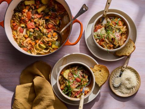 Waterless Minestrone Soup