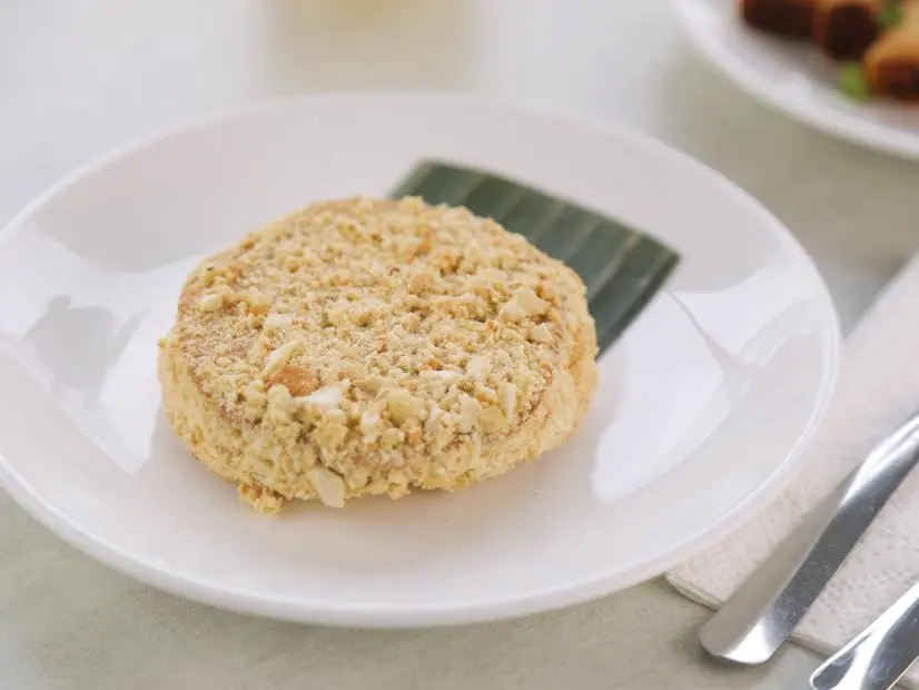 Silvanas as prepared by Chef/Owner Joanne Sauvillo at Spoon and Fork in San Jose, California, as seen on Food Network's Diners Drive-Ins and Dives, season 42.
