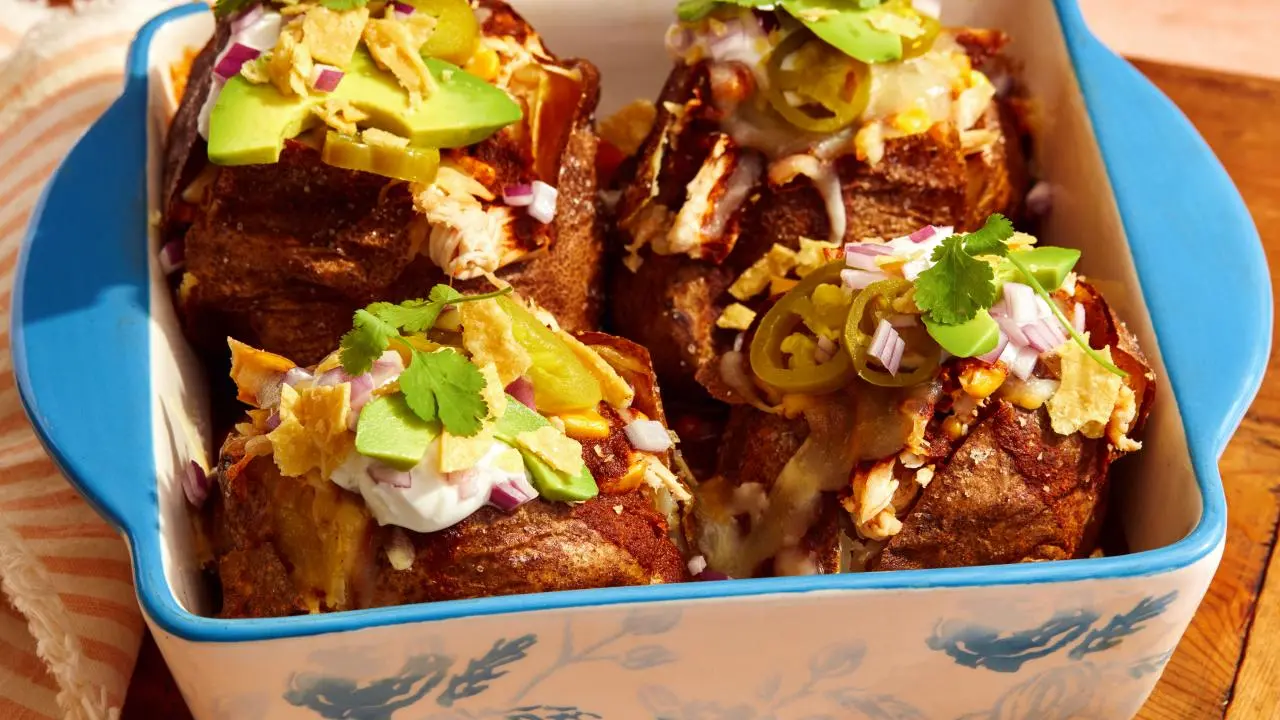 Baked Potato Enchiladas