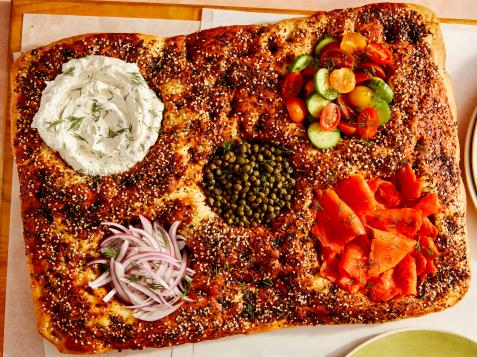 Focaccia Bagel Board