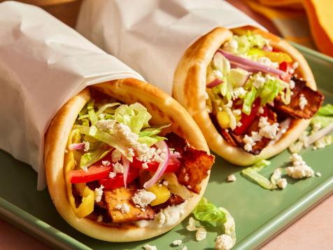 Shaved Tofu Gyro Wraps
