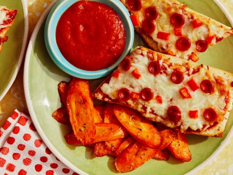 Vegetable-Packed French Bread Pizzas