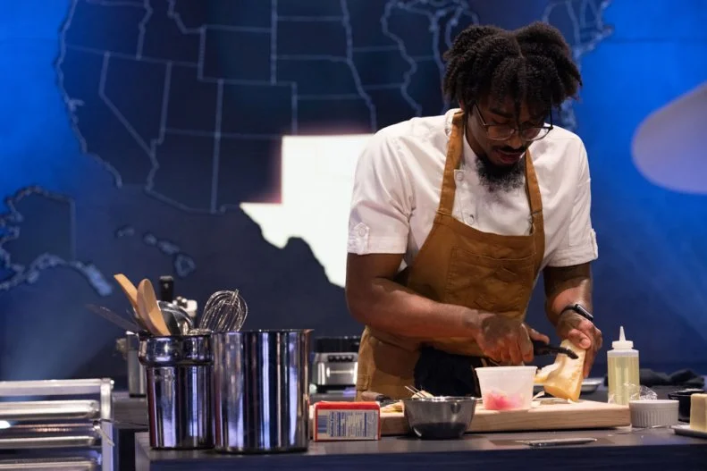 Contestant Demetrius Brown, as seen on Alex vs America, Season 1.
