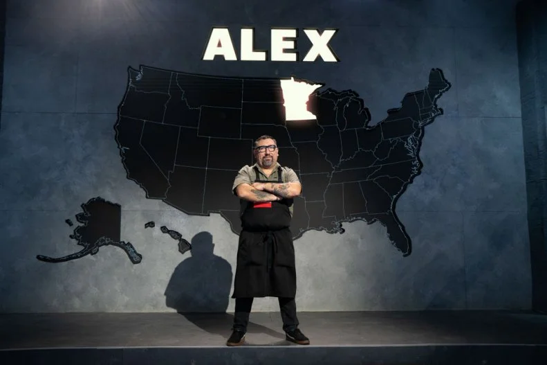 Chef Gustavo Romero Portrait, as seen on Food Network's Alex Vs. America