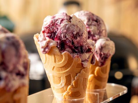 No-Churn Blueberry Lemon Ice Cream