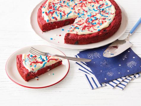 Fireworks Cookie Cake