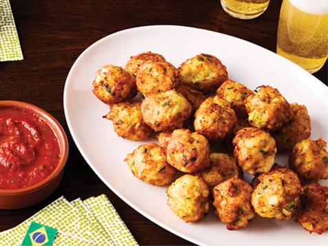Salt Cod Fritters With Spicy Tomato Sauce