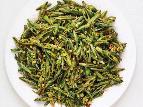 Snap Pea Salad with Chili Crisp Dressing