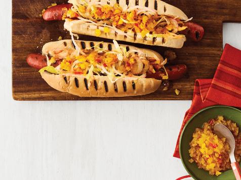 Spicy Italian Hero Hot Dogs