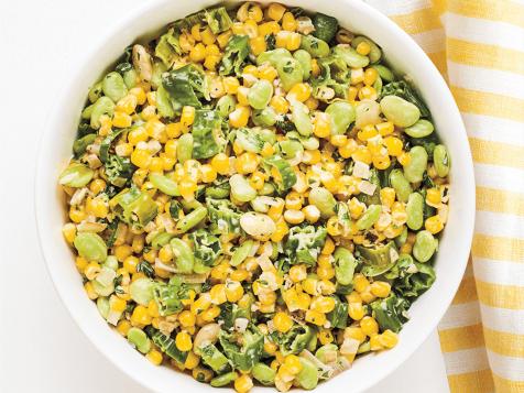 Succotash with Shishitos