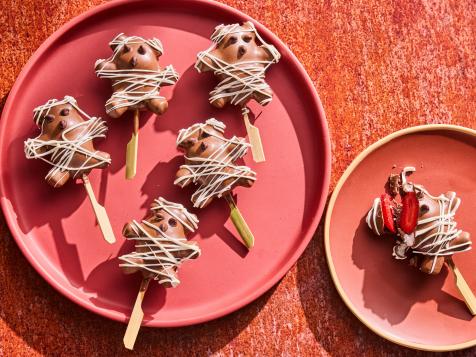 Chocolate-Covered Strawberry Mummies