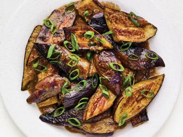 Braised Eggplant in Miso Dashi