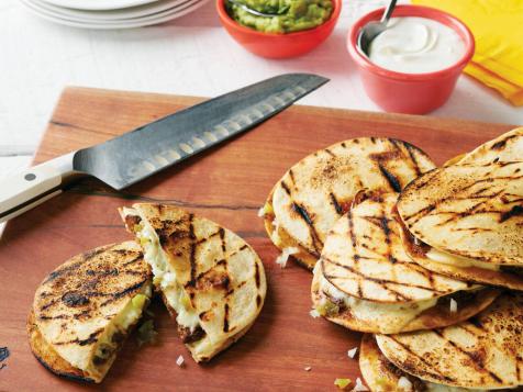 Grilled Smashburger Quesadillas
