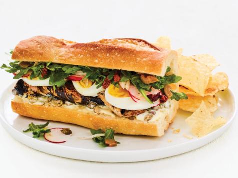 Sardine Sandwiches with Eggs and Caper Mayonnaise