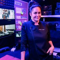 Host Antonia Lofaso, as seen on Undercover Kitchen, Season 1.