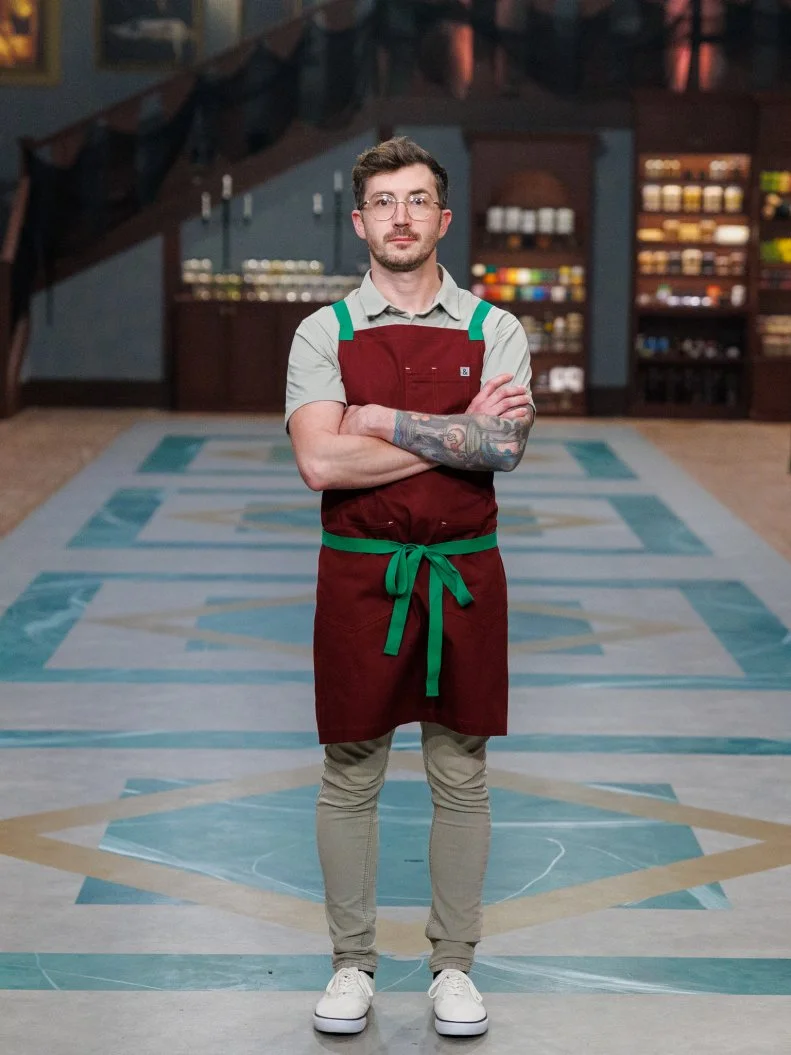 Kyle Olsen, portrait, as seen on Halloween Baking Championship, Season 12.