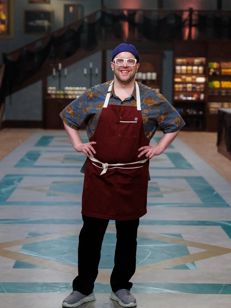 Caleb King, portrait, as seen on Halloween Baking Championship, Season 12.