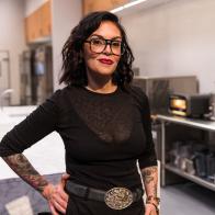 Contestant Claudette Zepeda, as seen on Wildcard Kitchen, Season 4.