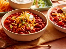 A bowl of this hearty chili is sure to warm you from head to toe. The brisket adds a meatier bite and different texture than ground beef does, and I love the combination of the tender beef with all of the beans. Serve this with cornbread and you've got a meal fit for a king or queen.