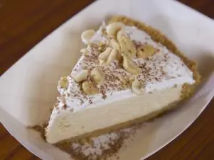 Peanut Butter Pie as prepared by Chef/Owner Jenny Breen at The Joint in New Orleans, Louisiana, as seen on Food Network's Triple D Nation, season 8.