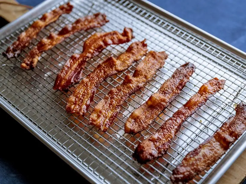 Close Up of Crispy Bacon as seen on Be My Guest with Ina Garten, Season 9