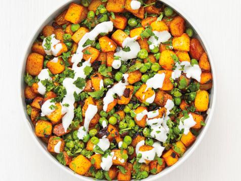 Curried Potatoes and Peas