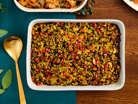Curried Rice Stuffing with Cashews