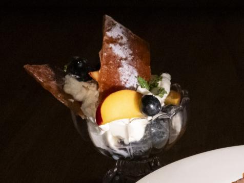 Mini Peaches and Cream Trifle