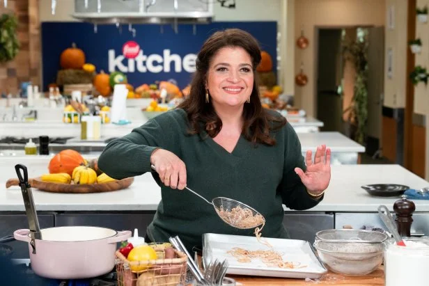 Alex Guarnaschelli, as seen on The Kitchen Thanksgiving DTC Food Network Live.