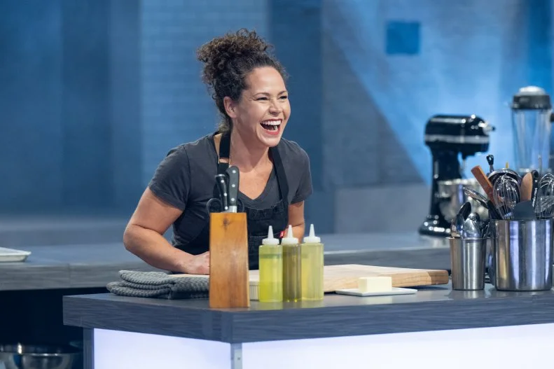 Iron Chef Stephanie Izard, as seen on Alex vs America, Season 4.