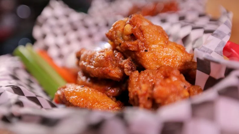 Thai Sweet and Sour Wings at Smitty's Wings & Things in Stockton, CA as seen on Food Network's Diner's, Drive-Ins, and Dives, episode DV2410.