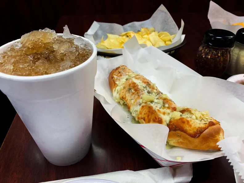 Mozzarella Rolls as Served at Sonny's Famous Hogies in Hollywood, Florida, as seen on Diners, Drive-Ins and Dives: Take Out.