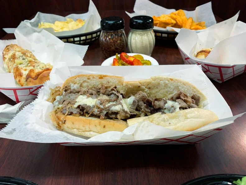 Steak Hogie as Served at Sonny's Famous Hogies in Hollywood, Florida, as seen on Diners, Drive-Ins and Dives: Take Out.