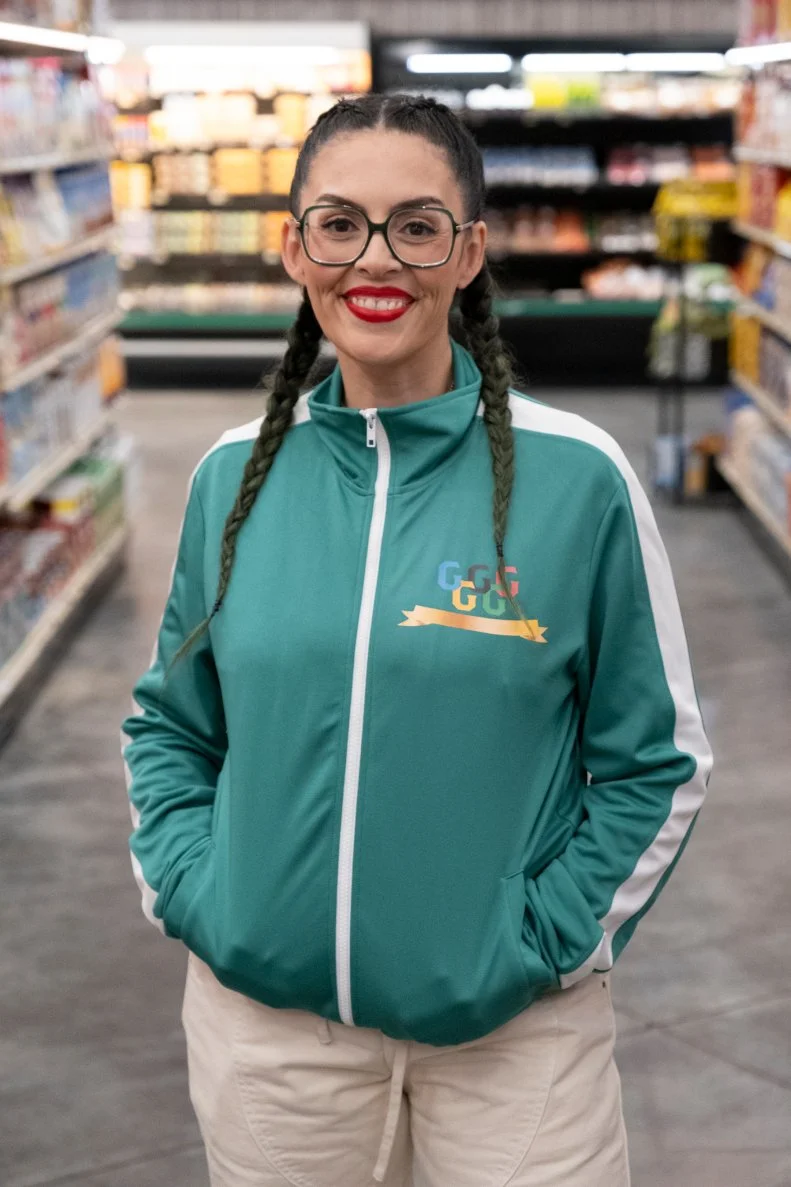 Portrait of contestant Claudette Zepeda, as seen on Guy's Grocery Games, Season 41.