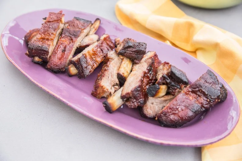 Guest Melissa Cookston's Ribs with Memphis Style BBQ Sauce, as seen on The Kitchen, Season 10.